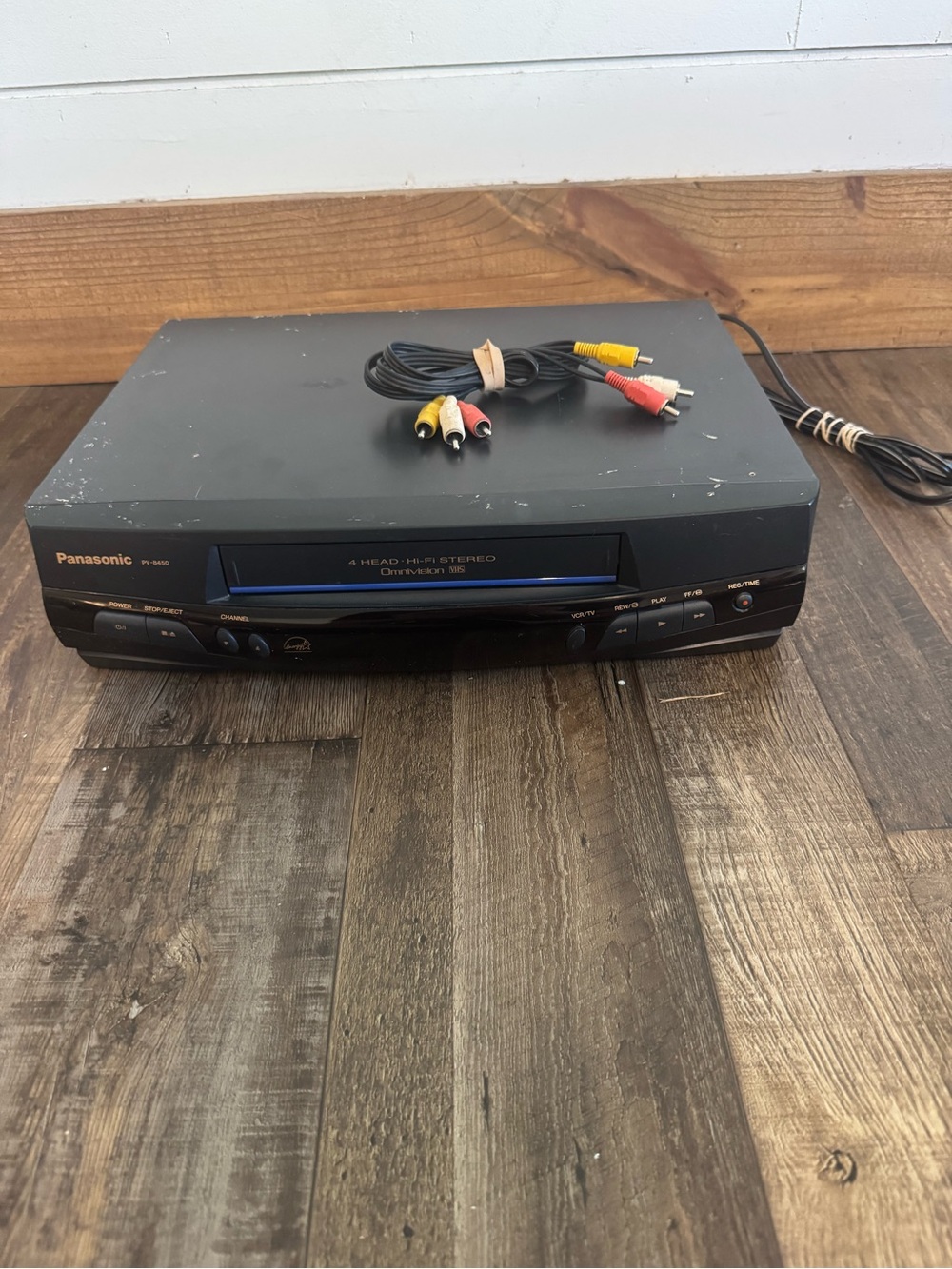 Panasonic PV-8450 VCR Tested No Remote